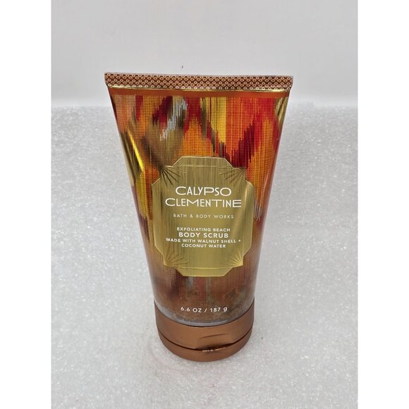 Bath & Body Works Calypso Clementine Exfoliating Beach Body Scrub Walnut Shell - Picture 1 of 2
